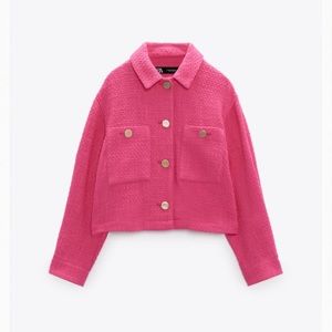 Zara Textured Weave over shirt